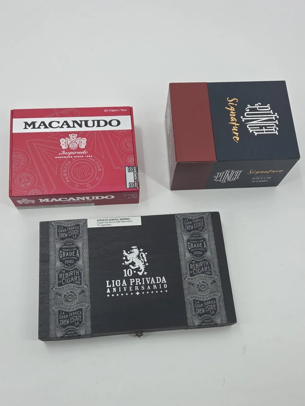 Lot Of 3 Cigar Boxes